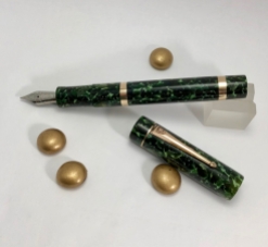Custom in Classic Green with Bronze Trim - Medium